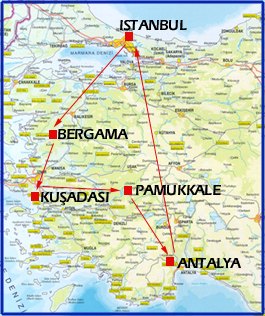 Aegean,Mediterranean and Marmara Tour