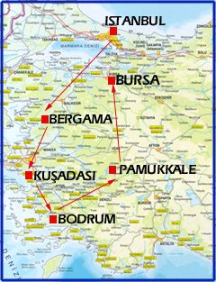 Aegean Mediterranean and Marmara Tour